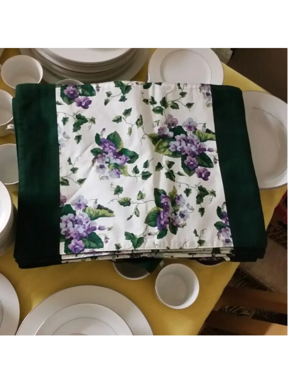 6 handmade placemates